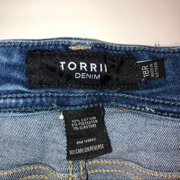 ***❌SOLD!❌***Torrid Luxe Bootcut Jeans Size 18 - Picture 5 of 9